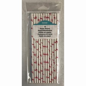 BRČKA papírová Flamingo Paradise 12ks