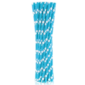 Brka paprov modr s blmi puntky 24 ks