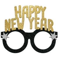 Brýle "Happy New Year" zlato / stříbro