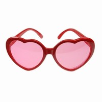 Brýle červené srdce
