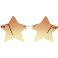 Brýle hvězdy žluté