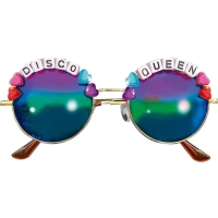 Brýle kulaté Disco Queen