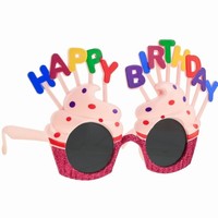 Brýle muffiny "Happy birthday"