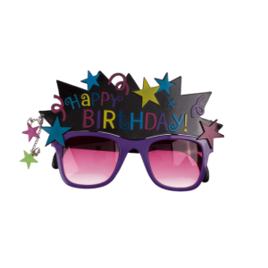 Brle narozeninov Happy Birthday mix 1ks