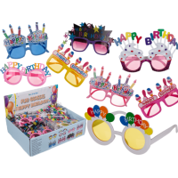 Brýle narozeninové Happy Birthday mix 1ks