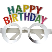 Br�le pap�rov� Happy Birthday 4 ks