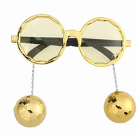 Brýle zlaté Discokoule