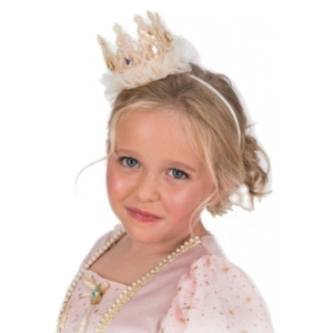 Čelenka princeznovská se zlatou korunkou