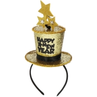Čelenka s kloboukem "Happy New Year" ohňostroj