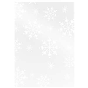 Celofn transparent potisk vnon - role 500x70cm mix