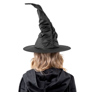 Halloweensk ern arodjnick klobouk 38x42cm
