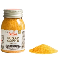 Cukrářské zdobení Cukrový písek zlatý 100 g