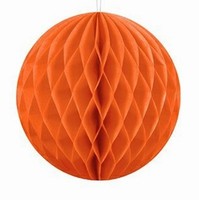 DEKORAČNÍ koule oranžová 10cm