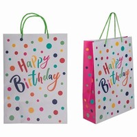 Dárková taška Happy Birthday 25 x 34 cm