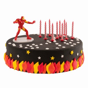 Dekorace na dort a svky Iron Man 10 + 1 ks