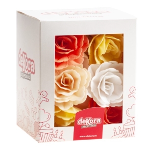 Dekorace na doer z jedlho papru re