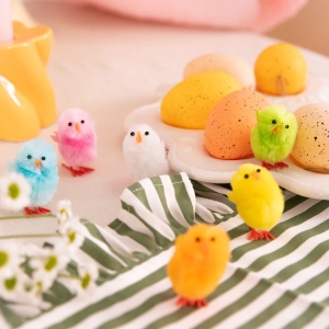 Dekorace velikono�n� ku��tka barevn� 6 ks