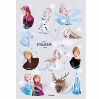 Dekorace z fondánového listu na dort Frozen II - k vystřižení