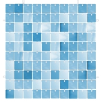 Dekorační čtvercový panel sv. modrý 30x30 cm 1ks