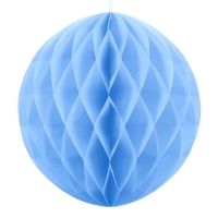 Dekora�n� koule sv�tle modr� 40 cm