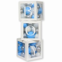 Dekorační krabice na balónky BOY 3 ks