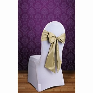 Šerpa na židli zlatá 10 ks