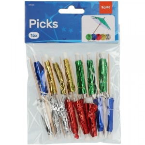 Detnky do drink fliov 15 ks