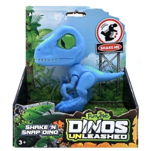 Dinosaurus Velociraptor modr