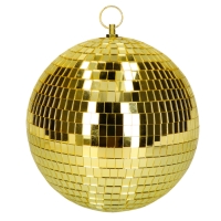 Disco koule zlatá 20 cm 1 ks