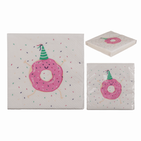 Donut party - ubrousky papírové 33 x 33 cm