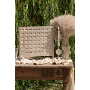 Dřevěný rám přání 46,5 x 11 x 46,5 cm