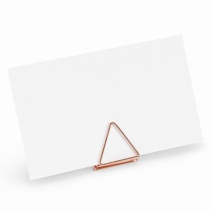 DRŽÁKY na jmenovky trojúhelníkové zlaté 1