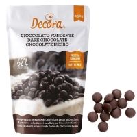 Extra tmavá čokoláda v peckách 62% 250 g