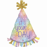 FÓLIOVÝ balónek čepička s nápisem Its your Day