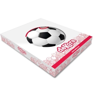 Fondánový list na dort fotbalový míč - bez cukru 15,5 cm