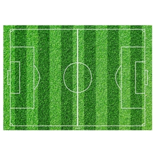 Fondánový list na dort Fotbalové hřiště 14,8x21 cm