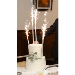 Font�ny dortov� st��brn� 25cm 4ks