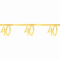 GIRLANDA "40"  zlatá 2,5m