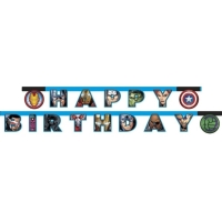 Girlanda Avengers "Happy birthday" 2 m