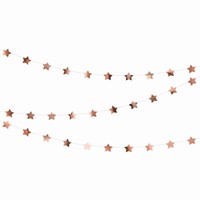 Girlanda hvězdičky růžové zlato 3,6 m
