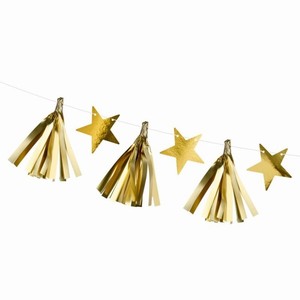 GIRLANDA Hvzdy zlat 1,3m 3