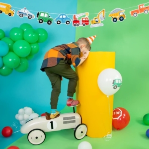 Girlanda papírová Auta 250 cm