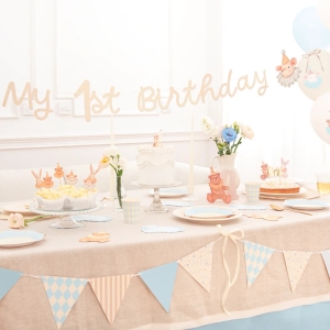 Girlanda vlaječky modré 190 cm