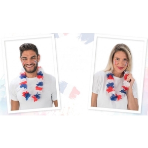 Havajsk vnec erveno-modro-bl