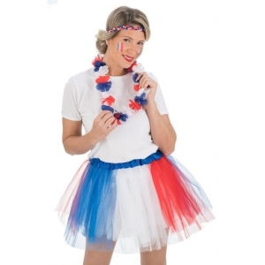 Havajsk vnec erveno-modro-bl