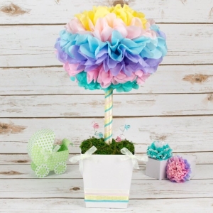 Hedvábné papíry mix barev pastel 10 ks