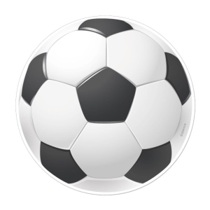 Jedl papr na dort Fotbalov m 20 cm