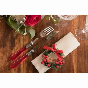 JMENOVKA dekorační Věneček červený 5cm