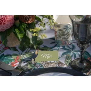 Jmenovky na stl eukalyptov 7x3cm 10ks