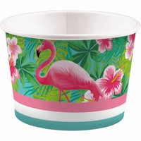 KELÍMKY na zmrzlinu Flamingo Paradise 270ml 8ks